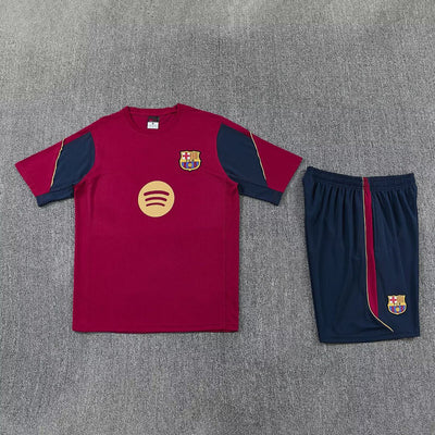 2026-27 Barcelona Red Short-sleeved shorts training suit
