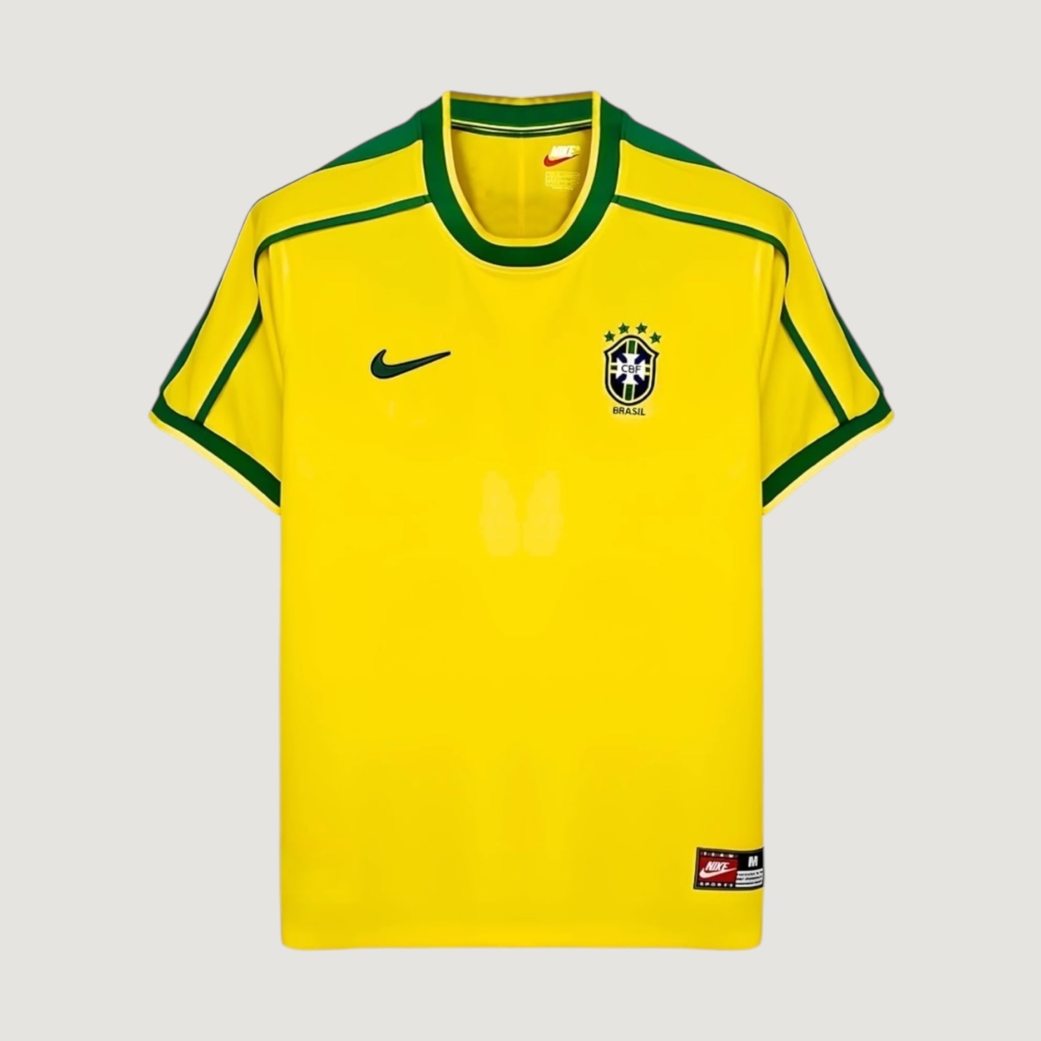 Brésil - Maillot Rétro 1998 - Jaune