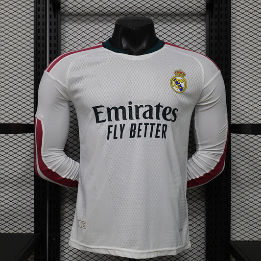 2026-27 Real Madrid Home Player Version Long-sleeves