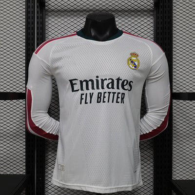 2026-27 Real Madrid Home Player Version Long-sleeves