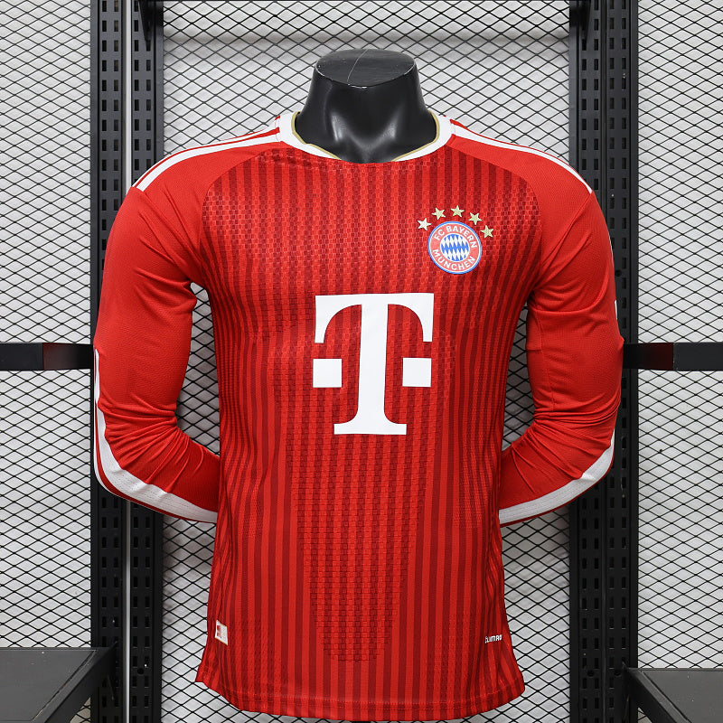 2026-27 Bayern Munich Home Player Version Long Sleeves