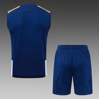 2026-27 Real Madrid Blue Vest Suit