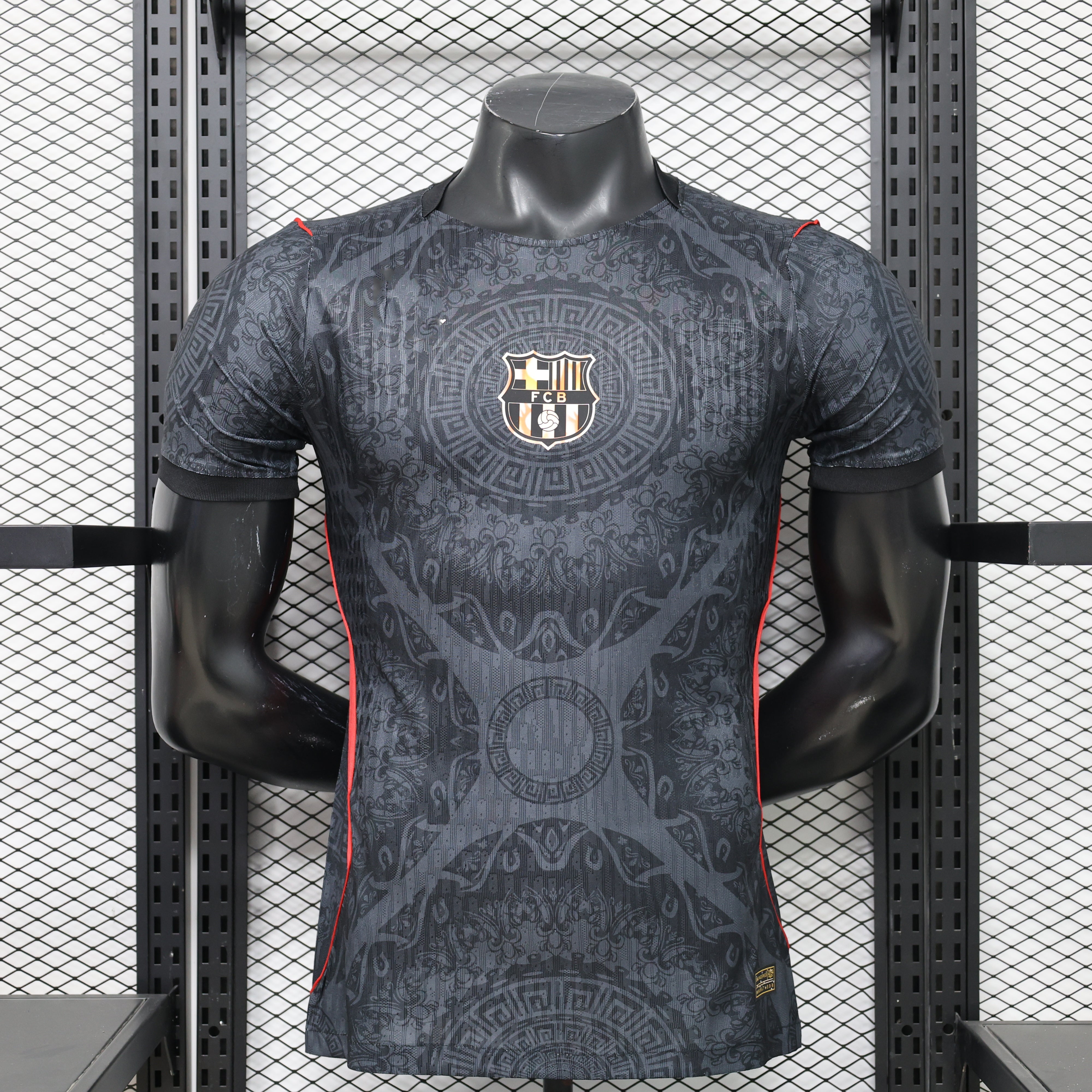 2026-27 Barcelona Jordan Gold Team Badge Player Version