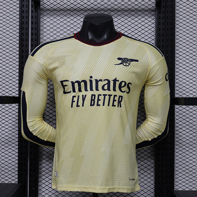 2026-27 Arsenal Second Away Player Version Long Sleeves