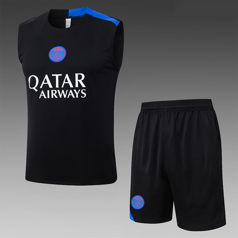 2026-27 Paris Black Vest Suit
