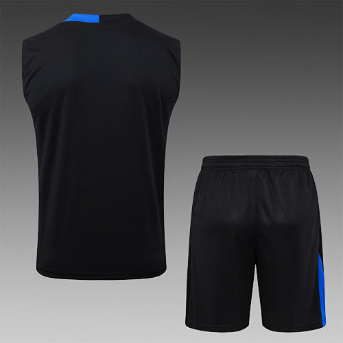2026-27 Paris Black Vest Suit