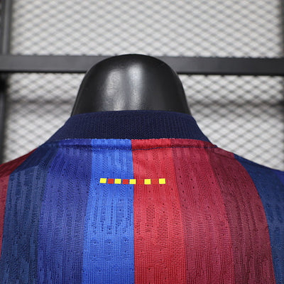 2026-27 Barcelona Home Player Version Long Sleeves
