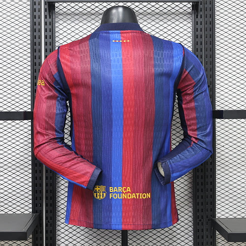 2026-27 Barcelona Home Player Version Long Sleeves