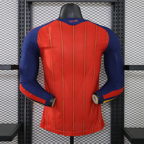 2026-27 Spain Home Two Stars Player Version Long sleeve
