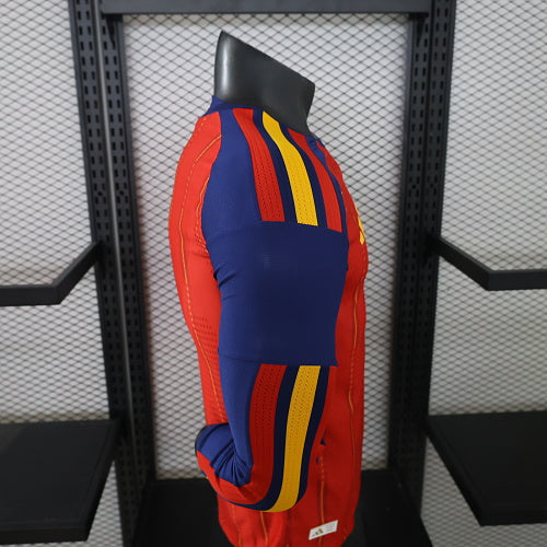 2026-27 Spain Home Two Stars Player Version Long sleeve