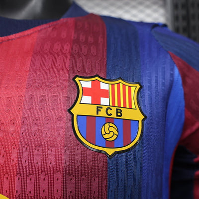 2026-27 Barcelona Home Player Version Long Sleeves
