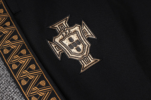 2026-27 Portugal Black Long zippered training suit