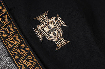 2026-27 Portugal Black Long zippered training suit