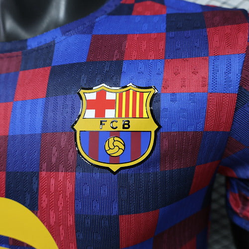 2026-27 Barcelona Plaid Pattern Special Player Version