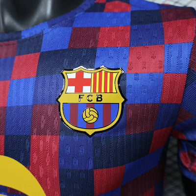 2026-27 Barcelona Plaid Pattern Special Player Version