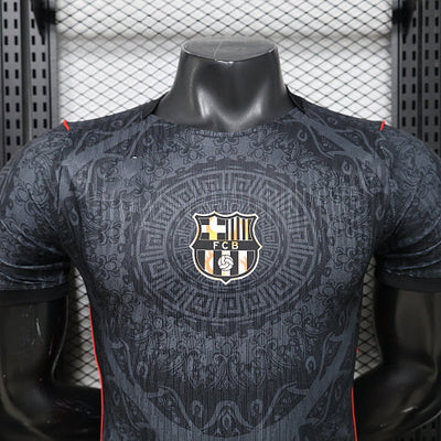 2026-27 Barcelona Jordan Gold Team Badge Player Version