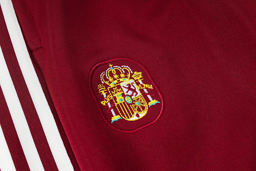 2026-27 Spain Red Long zippered training suit
