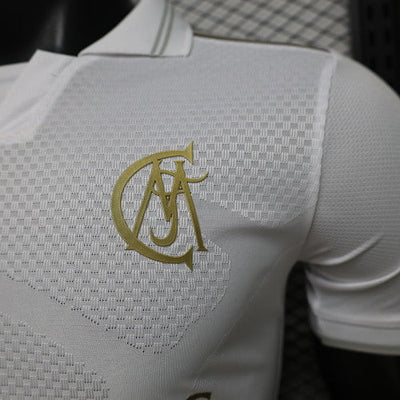 2026-27 Real Madrid White Collared Shirt Player Version