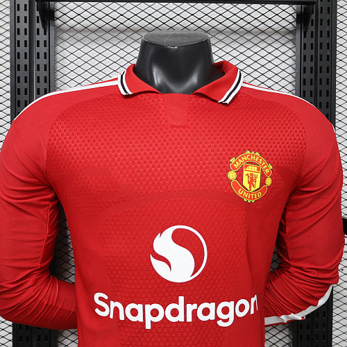 2026-27 Manchester United Home Player Version Long Sleeves