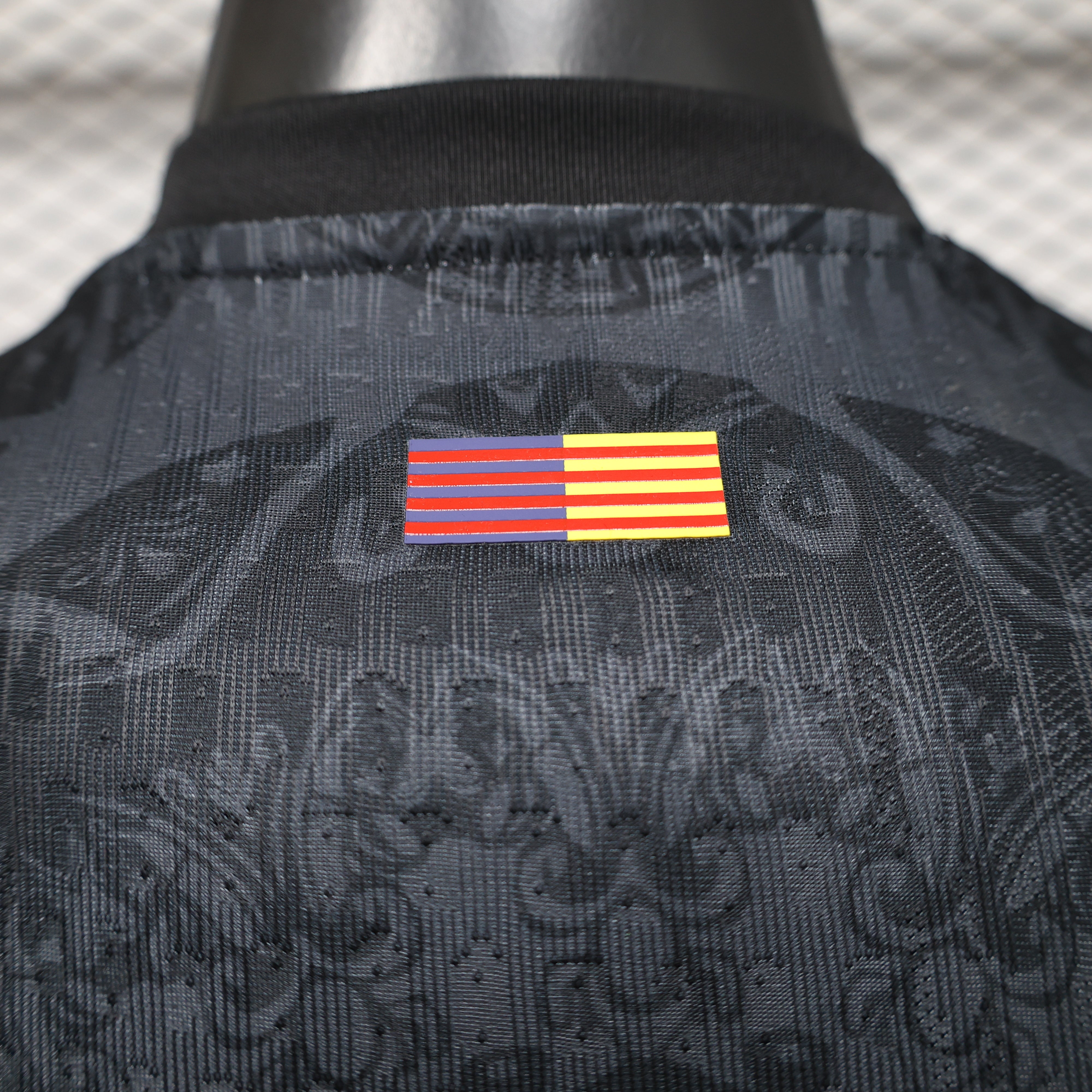2026-27 Barcelona Jordan Gold Team Badge Player Version
