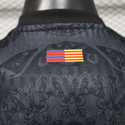 2026-27 Barcelona Jordan Gold Team Badge Player Version