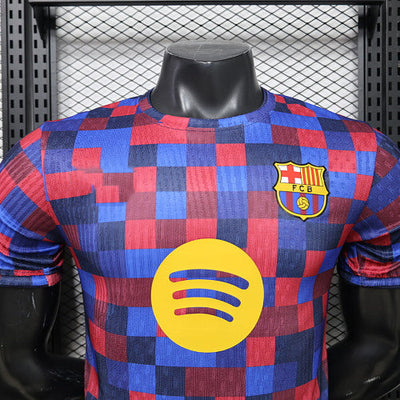 2026-27 Barcelona Plaid Pattern Special Player Version