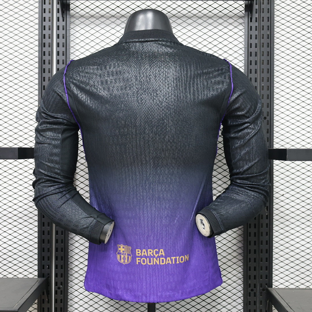 2026-27 Barcelona Away Player Version Long Sleeves