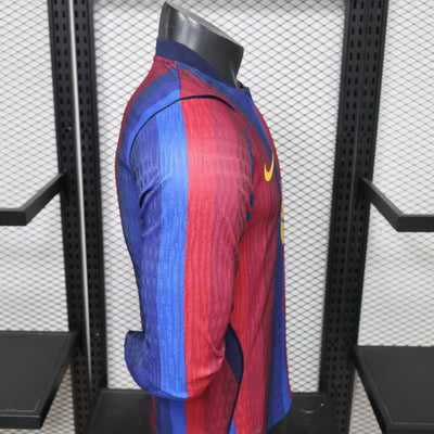 2026-27 Barcelona Home Player Version Long Sleeves