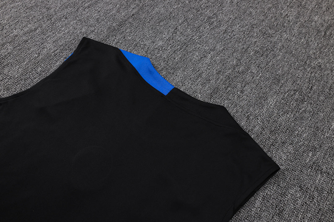 2026-27 Paris Black Vest Suit