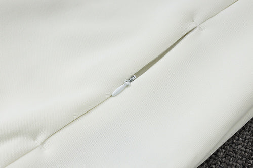 2026-27 Spain White Long zippered training suit