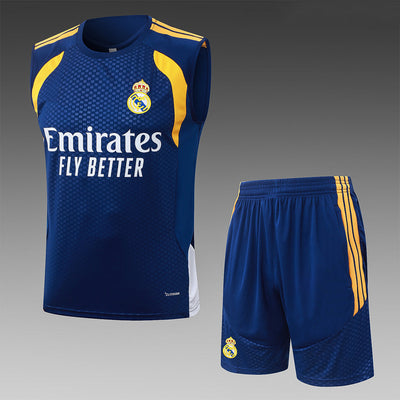 2026-27 Real Madrid Blue Vest Suit