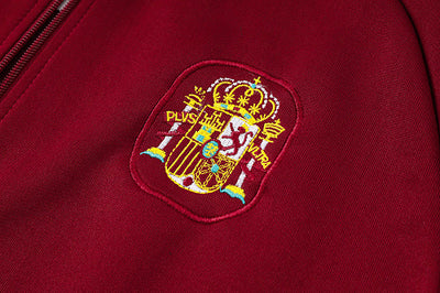 2026-27 Spain Red Long zippered training suit