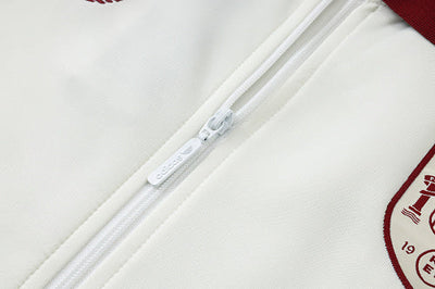 2026-27 Spain White Long zippered training suit