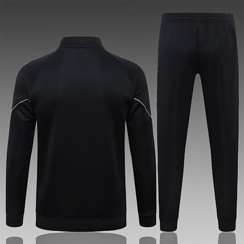 2026-27 Portugal Black Long zippered training suit