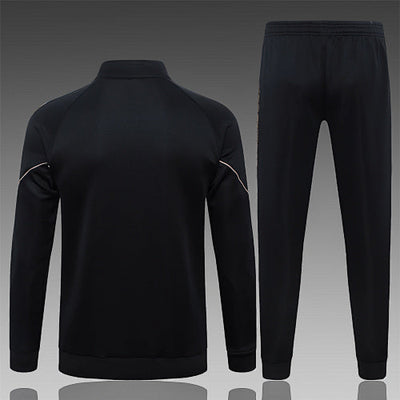 2026-27 Portugal Black Long zippered training suit
