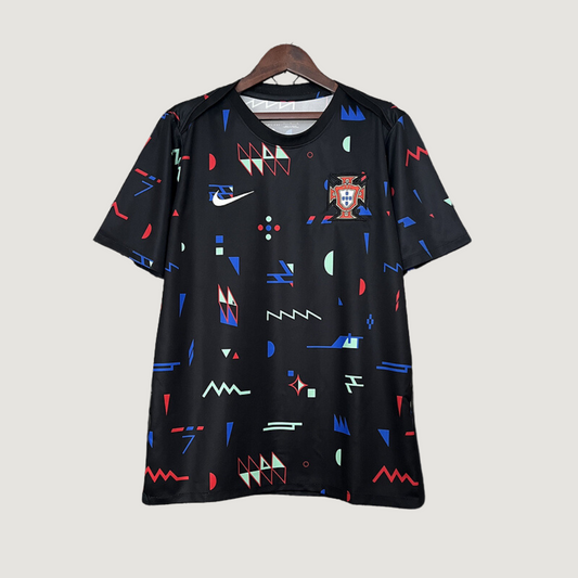 Portugal - Maillot Entrainement 24/25 - Noir ( Fan )