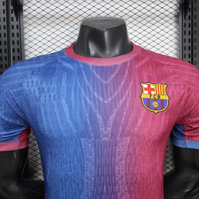 2026-27 Barcelona Red-Blue Gradient Player Version