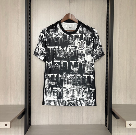 2026-27 Corinthians Pre-Match Kit Grey Fan Version