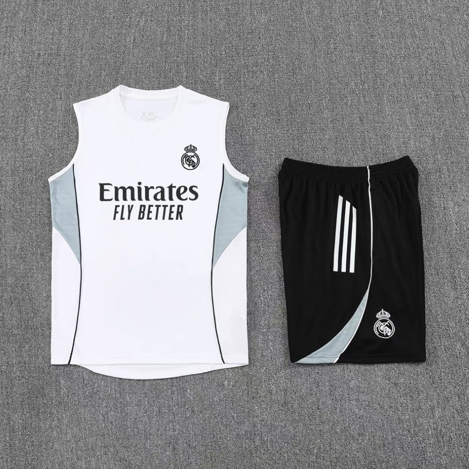 2026-27 Real Madrid White Vest Suit
