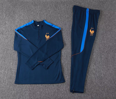 2026-27 France Dark Blue Training Suit