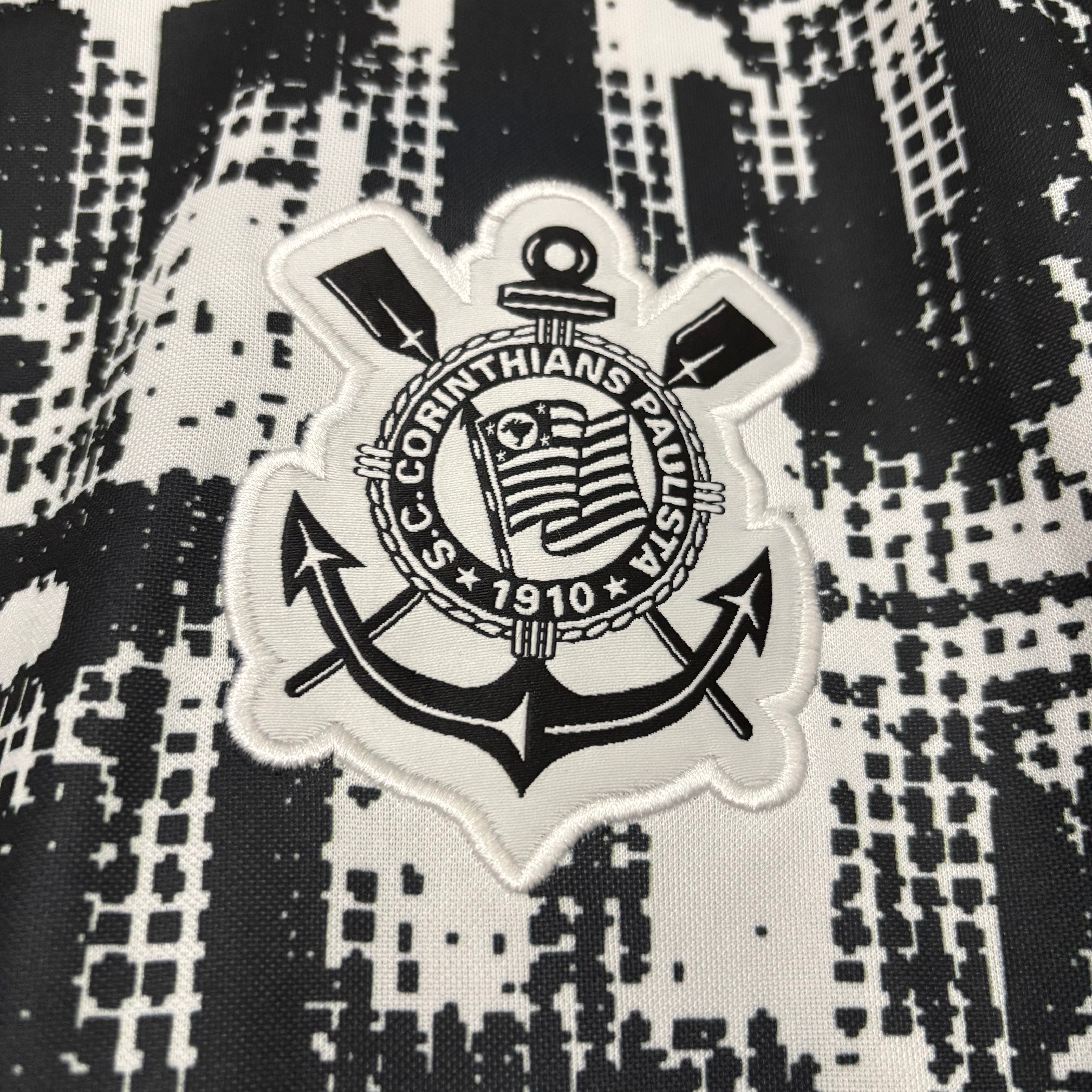 2026-27 Corinthians Pre-Match Kit Grey Fan Version