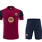 2026-27 Barcelona Red Short-sleeved shorts training suit