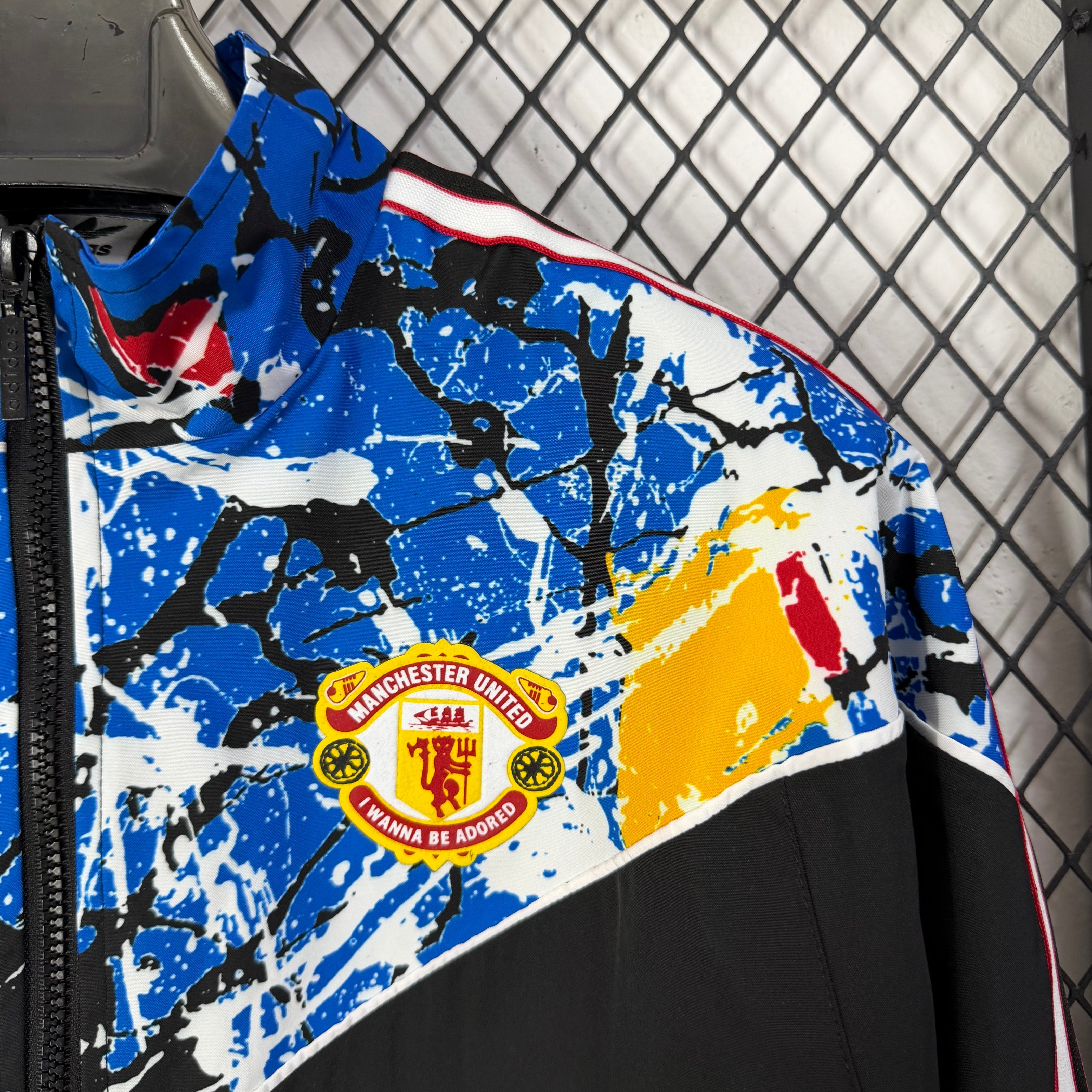2026-27 Manchester United Stone Rose Band Collaboration Windbreaker