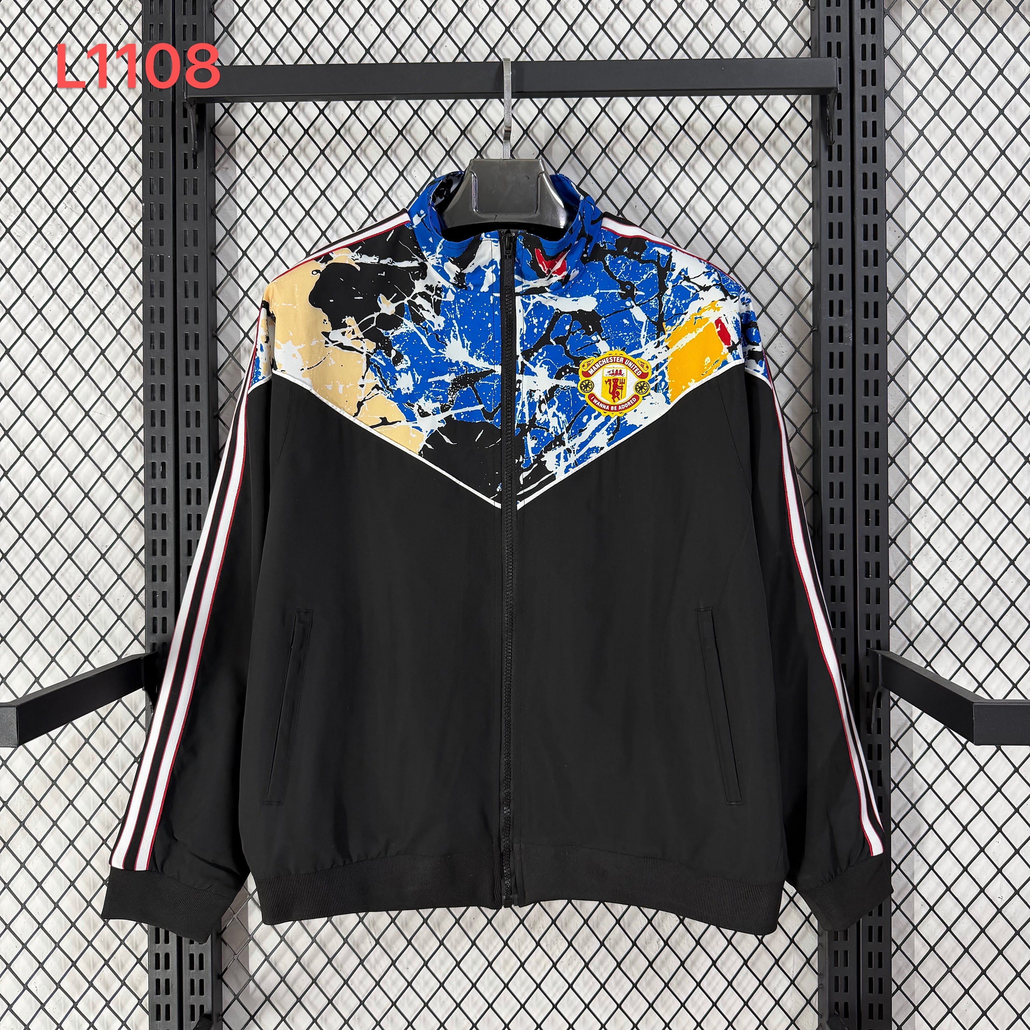 2026-27 Manchester United Stone Rose Band Collaboration Windbreaker