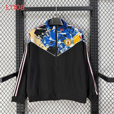 2026-27 Manchester United Stone Rose Band Collaboration Windbreaker