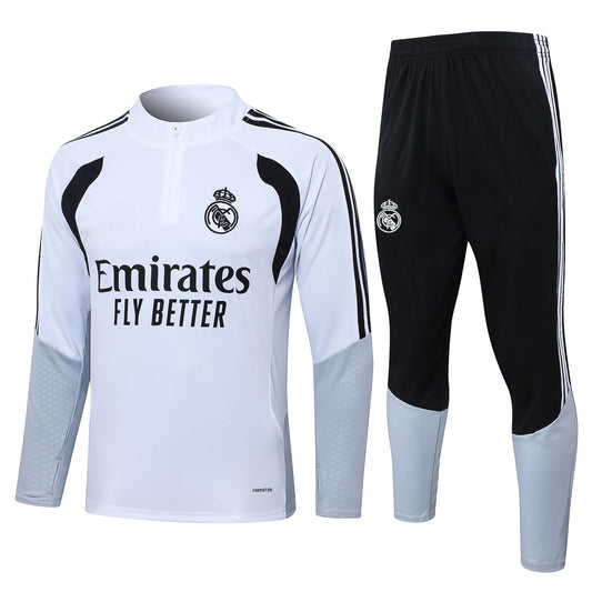 2026-27 Real Madrid White-Gray Training Suit