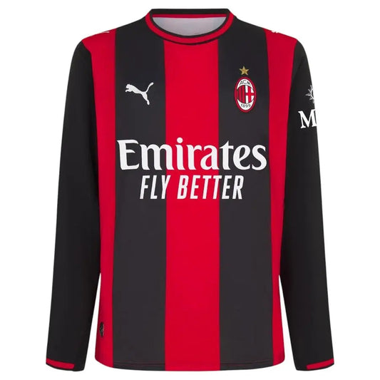 Maillot AC Milan Domicile Manches Longues 2026/2027