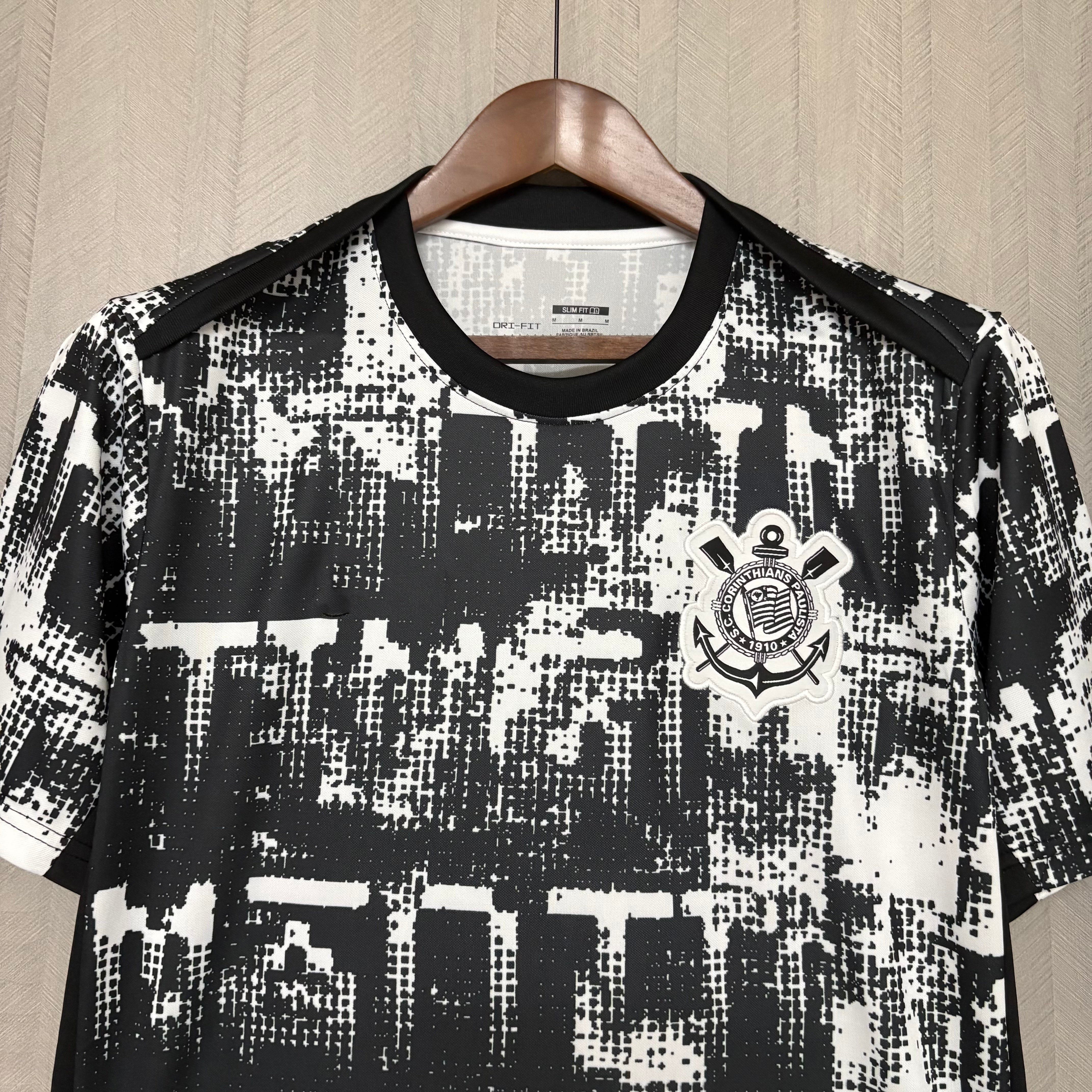 2026-27 Corinthians Pre-Match Kit Grey Fan Version