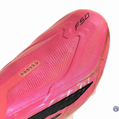 Adidas F50 Hyperfast Elite Laceless FG Road to Glory - Solar Turbo/Noir/Doré