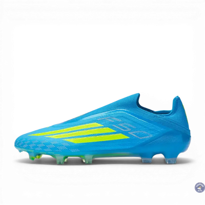 Adidas F50 Laceless Elite FG Ice Cold Precision - Bleu/Jaune